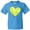 Pacific Blue, variant on Inktastic Tennis Ball in Heart Youth T-Shirt