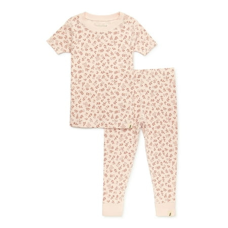 

easy-peasy Toddler Unisex Short Sleeve Top and Pants Pajama Set 2-Piece Sizes 12M-5T