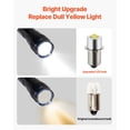 thumbnail image 6 of P13.5S LED Flashlight Bulbs 4-12 Volt, Replacement Maglite LED Bulbs for High-Lumen Flashlights (2-Pack), 6 of 8