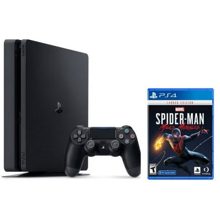 2021 Playstation 4 PS4 Slim 1TB Console Game Bundle with Spider-man: Miles Morales