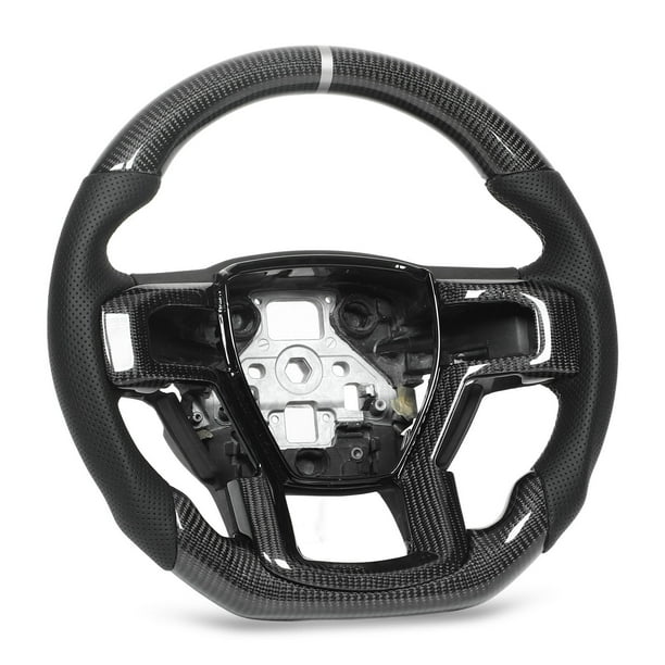 Volante de fibra de carbono, volante de fibra de carbono, conjunto de volante, volante de automóvil, acabado de lujo
