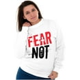 thumbnail image 4 of Fear Not Paint Splatter Christian Sweatshirt for Men or Women Brisco Brands S, 4 of 6