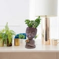 thumbnail image 1 of Girl with Flowers Flower Pot Resin Flower Pot, 1 of 4