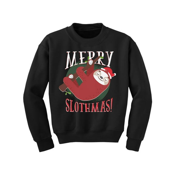Awkward Styles Xmas Sweater for Boys Girls Kids Youth Merry Slothmas Christmas Sweatshirt