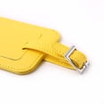thumbnail image 3 of Unique Bargains Travel PU Leather Cruise Suitcase Luggage Tags Holders Name Address ID Label Yellow 2pcs, 3 of 5