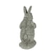 thumbnail image 3 of Things2Die4 Alicia en el país de las maravillas Conejo blanco Estatua con acabado gris claro 14 en CEMENTO Things2Die4 6004-1-16, 3 of 4