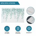 thumbnail image 6 of Eucalyptus Leaves Placemats Set of 12, Turquoise Summer Botanical Weeping Placemats for Dining Table, Place Mats for Kitchen Tabletop, Waterproof Wipeable Dining Table Mats Set, 6 of 9