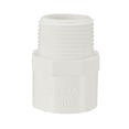 thumbnail image 1 of Conectores adaptadores de tubería de PVC de 25mm Slip x 3/4 PT Rosca macho Unique Bargains 5 Pcs, 1 of 4