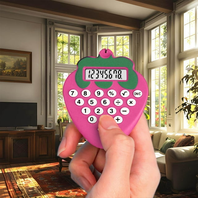 Dvkptbk Calculator Portable Student Mini Calculator Exam High Appearance Cute Keychain Maze Computer Calculator