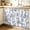 Haze blue, variant on Black Small Sink Skirt 10"Wx11"L, Dustproof Under Sink Curtain with Self Adhesive Tape, Pure Black Cabinet Curtain Cover for Bathroom Vanity, Kitchen Storage Shelf, RV