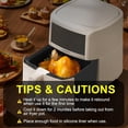 thumbnail image 4 of Air Fryer Silicone Liners Square 2 Pack 7.1 Inch 4-7 QT Reusable Air Fryer Liners Silicone Pot Oven Liner Baking Tray, Air Fryer Basket Silicone Mat Bowl Air Fryer Accessories Kitchen, Black, 4 of 8