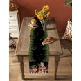 thumbnail image 5 of Mushroom Table Runner 72 Inches, Fox Botanical Leaf Green Black Butterfly Bed Runner Dresser Scarves Tabletop for Indoor Outdoor Parties/Ceremony/Banquet, 16" x 72", 5 of 8