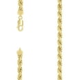 thumbnail image 5 of Auriga 7.5mm Hollow Rope Chain Necklace 20" in 925 Sterling Silver, 5 of 5