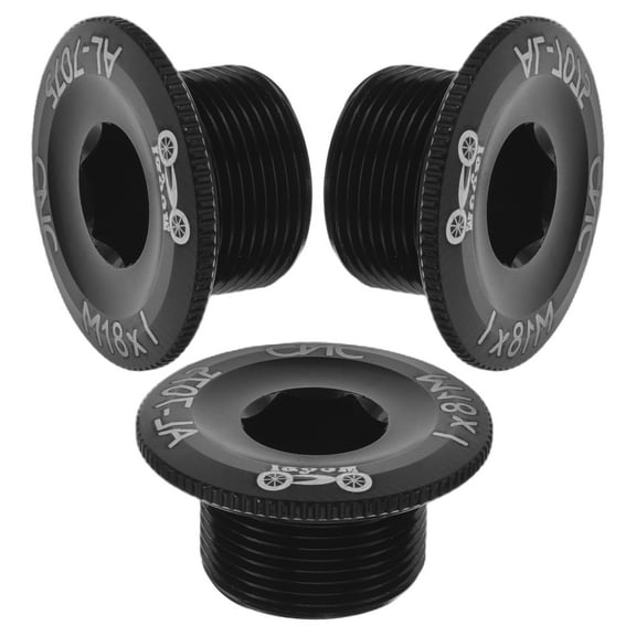 unbranded 3pcs Crankset Arm Bolt Aluminum Alloy Bicycle Crank Arm Screw Crank Fixing Bolt Mountain Bike Crank Screw Cycling Parts