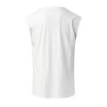 thumbnail image 5 of Caqnni Men's Tank Tops 3D Printed Graphic Short Sleeved Quick Dry Muscle Tank Tops Mens Shirt for Workout Gym Jogging(White,XL), 5 of 5