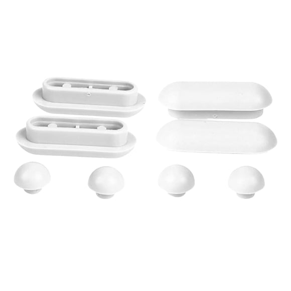 Kit de Reemplazo de Topes de tapa de inodoro Sunnimix Accesorios de inodoro para hotel hogar blanco