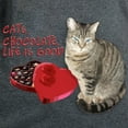 thumbnail image 3 of CafePress - Cats And Chocolate T Shirt - Women's Traditional Fit Dark T-Shirt, 3 of 4