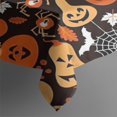 thumbnail image 3 of Autumn Halloween Pumpkin Pattern Rectangle Tablecloth 60"x84",Waterproof Polyester Rectangle Table Cloth, Wipeable Spillproof Polyester Tablecloth for Dining, Camping, Indoor and Outdoor, 3 of 5