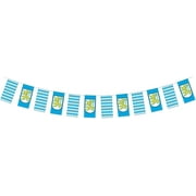 PMU Oktoberfest 12pcs Pennant String Banner 10in x 12ft Indoor/Outdoor Hanging Party Decoration and Accessory (1/pkg) Pkg/1