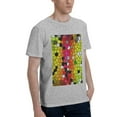 thumbnail image 2 of Bingfone Colorful Tie Dye Stained Glass 1 Men'S Loose Fit Short-Sleeve Pocket T-Shirt, 2 of 7