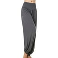 Sayfut Womens Super Soft Modal Spandex Casual Loose Baggy Harem Yoga