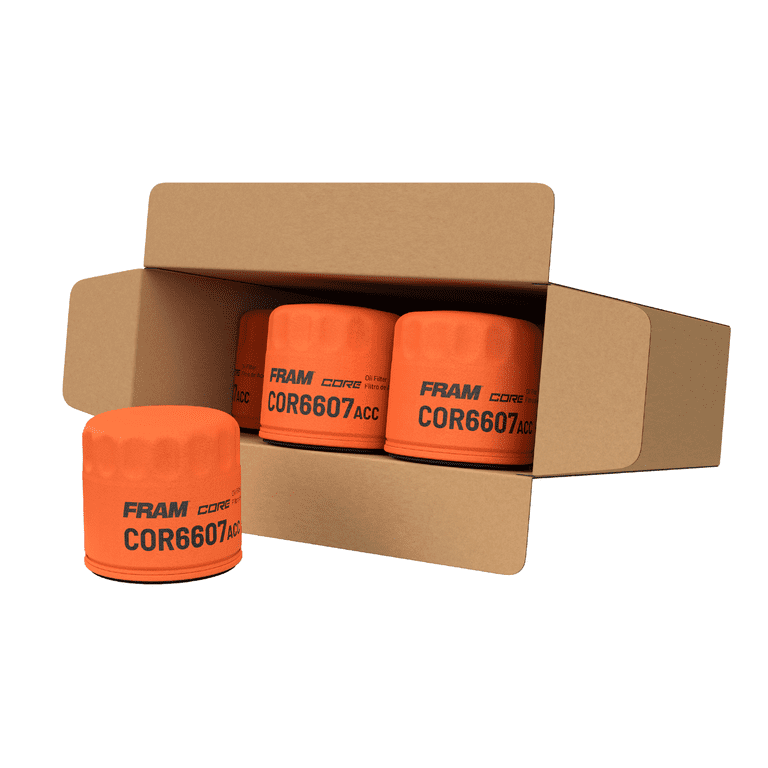 FRAM 12 pack Core Oil Filter, 6607, 10k Mile Protection, Fits
