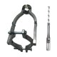 thumbnail image 4 of Accesorio de soporte de fijación para taladro de agujero cuadrado Herramientas de mortaja y espiga de metal Conjunto B, 4 of 9