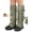 Green, variant on Snake-proof outdoor leg warmers, made of waterproof and abrasion-resistant fabric, suitable for hunting, hiking, and mountaineering.