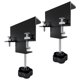 thumbnail image 4 of 2 abrazaderas universales para gabinetes, abrazaderas de instalación frontal de cajones, accesorio para proyectos de muebles, clips para paneles de Negro, 4 of 9