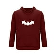 thumbnail image 5 of Gamivast Men's 2 Piece Graphic Hoodie Set Bat Logo Print Sweatshirt and Joggers Warm Soft Tracksuit for Casual Daily Gym Workout Sporty Athletic Outfit, 5 of 5