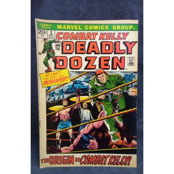 Des Kelly Pre-Owned Combat Kelly and the Deadly Dozen #3 1972 Marvel Comics Comic ...