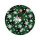 thumbnail image 2 of Falda de árbol de Navidad con copos de nieve de Papá Noel | Decoración festiva de poliéster para la base del árbol | Exquisita decoración navideña para árboles de Navidad estándar, 2 of 5
