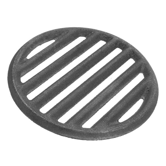 Supvox Grill Grate Cast Iron Round Design for Backyard Barbecue with Fire Isolation Feature