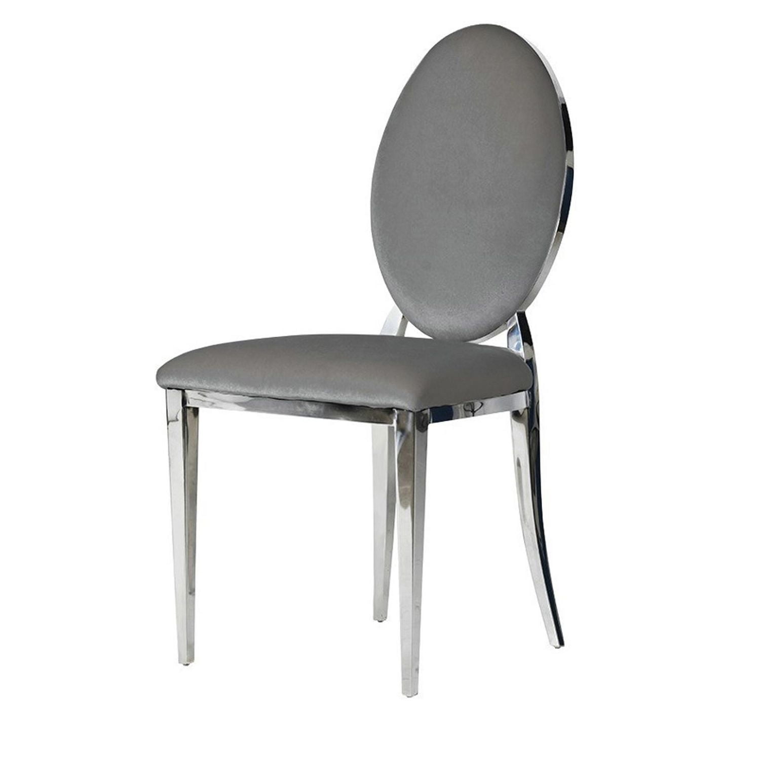 Similicuir canadien Zara gris argent