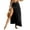 AA Black, variant on Eytino Women's Swimsuit Cover Up High Slit Sarong 2025 High Waisted Maxi Beach Skirt Bathing Suit Bottom Swim Coverup Khaki XL