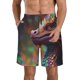 thumbnail image 1 of Fotbe Rainbow Scales Fantasy Dragon Trajes de Baño Estampados para Hombre, Shorts de Verano de Secado Rápido, Ropa de Playa, Bañadores-Medium, 1 of 6