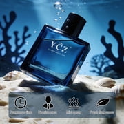 Ycz Midnight Marine Man Office and Date Long Lasting Cologne, Ocean Scent, 1.7 oz