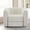 White, variant on 360-Degree Swivel Accent Chair, Comfy Teddy Upholstery Barrel Chair , 37" Pumpkin-Shaped Accent Chair for Living Room, Bedroom, or Office, White