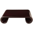 thumbnail image 2 of Oriental Furniture Rosewood Scroll Stand, base, stand, rosewood color, size 7, 2 of 2
