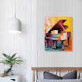thumbnail image 3 of JRXY  Wall Art Watercolor Music Wall Art Print Splash Graffiti Musical Instrument Art Musician Gift Decor Piano for Home Office Decorations Wall Decor 16x20 in, 3 of 4