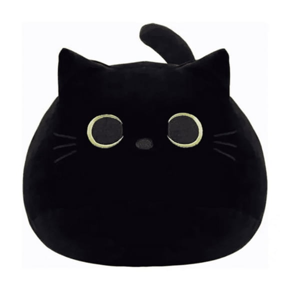 Almohada De Peluche De Gato Negro, Almohada De Sofá Con Dise