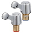 thumbnail image 1 of Hot Cold Water Faucet Valves Set For Kitchen And Bathroom Universal Fit 1 Set, 1 of 3