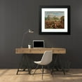 thumbnail image 4 of Enrico Albricci 22x20 Black Modern Framed Museum Art Print Titled - Market Scene and Row of the Charlatan, 4 of 5