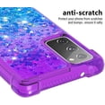 thumbnail image 4 of Case for Samsung Galaxy S20 FE, Galaxy S20 FE Case Liquid Cute Glitter Heavy Duty Shockproof Back Cover Soft TPU Protective for Girls Women Phone Case for Samsung Galaxy S20 FE Gradient Purple, 4 of 14