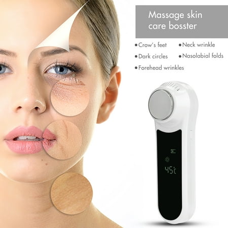 Sonew Portable Hot-Cold Beauty Machine Skin Care Booster Vibration Facial Massager Lead-in Nutrition Beauty Device, Skin Lift (Best Hot Lather Machine)