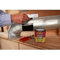 thumbnail image 3 of Flex Duct Tape, Super Wide, 7.5 Inches x 20 Feet (19 cm x 6 m), Black, Heavy Duty Strong, Multi-Surface, Water, Weather, and UV Resistant, Easy to Tear by Hand, Perfect for Boxes, No Residue, 3 of 8