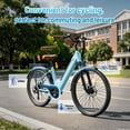 thumbnail image 2 of YareYi Electric Bike for Adults 26”, 500W Rated Motor Ebike for Woman, 468Wh Removable Battery, 7 Speed Step-thru Electric Bicycle with Rear Shelf UL2849, 2 of 8