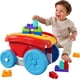 thumbnail image 1 of MEGA BLOKS First Builders Juguete de construcción para niños pequeños, carro de tracción con bloques con 20 piezas y almacenamiento incorporado, recoge bloques, rojo, niños a partir de 1 año, 1 of 6