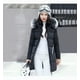 thumbnail image 2 of Chaqueta De Mujer De Algodón Cálido Con Cuello De Piel Moda, 2 of 8