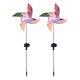 thumbnail image 2 of Lámpara solar con forma de molino de viento | Lámpara de jardín con aspas giratorias | Paquete de 2 lámparas solares para decorar caminos, césped y patios, 2 of 9
